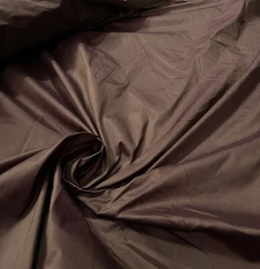 100% SILK DUPION/TAFFETA Type Fabric~Dupion Silk~54”~Red Brick Colour ~UK281 - Picture 1 of 3