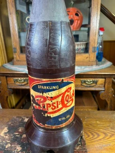 Vintage Pepsi Cola Bottle Tube Bakelite Radio - Picture 1 of 12