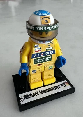 F1 Michael Schumacher 1992 Benetton B192 World Champions minifigure Formula 1 - Immagine 1 di 2