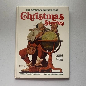 Norman Rockwell The Saturday Evening Post Christmas Stories Hardcover Book 1980 - Picture 1 of 12