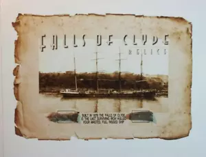 FALLS OF CLYDE 4 mástiles barco, cuerda de madera reliquia PIEZA muestra 1878 barco Hawaii - Imagen 1 de 6