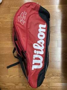 Wilson Roger Federer Signature Multi Tennis Racquet Team Carry Back Pack Bag - Picture 1 of 5