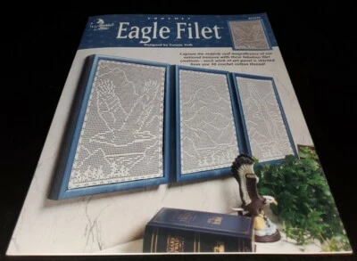 BS4 ANNIE'S ATTIC 2000, CROCHET EAGLE FILET  - 3 DESIGNS  - Image 1 of 2