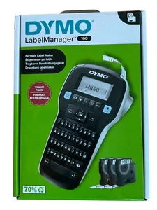 DYMO LabelManager 160 Set ☆ Beschriftungsgerät + 3 Bänder ☆ Neu & OVP - Bild 1 von 2
