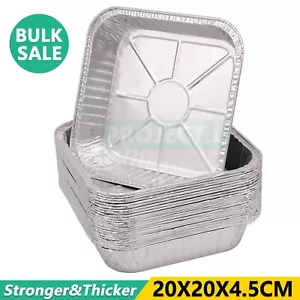 Aluminium Foil Tray Disposable Container BBQ Oven Baking Roasting Tray Takeaway - Picture 1 of 6