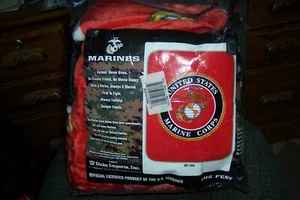 MARINES "NEW" FLEECE TWIN SIZE THROW-AWESOME GIFT FOR YOUR MARINE - Bild 1 von 5