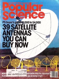 Popular Science Magazine December 1984 Satellite Antennas You Can Buy - Imagen 1 de 2