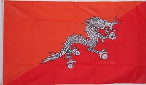 NEW 3ftx5ft BHUTAN DRAGON FLAG - Bild 1 von 3