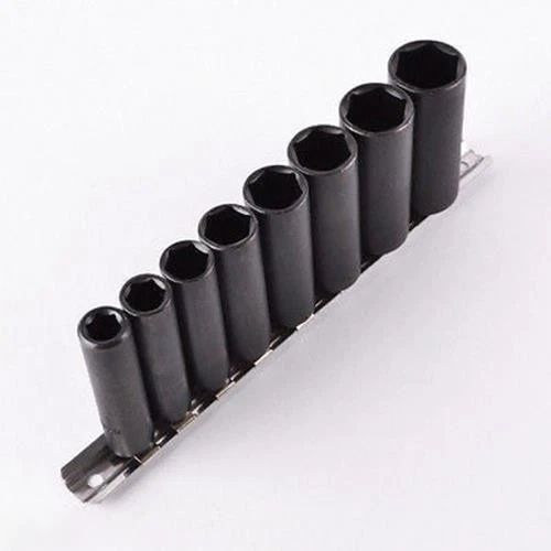 3/8" INCH DR DRIVE METRIC SIZE MM DEEP WELL IMPACT SOCKET WRENCH TOOL SET - Image 1 of 1