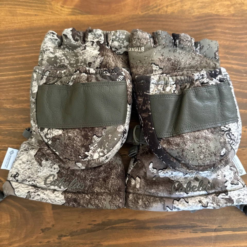 Cabelas GORE-TEX Shooting Gloves Glomitts Windstopper Size Large - Image 1 of 3