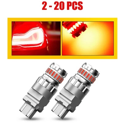 3157 3156 LED 3056 3456 Juego Bombilla Ajuste Cola 2-20 PIEZAS Luz Freno Lámpara Rojo Plug&Play Foto 1 de 4