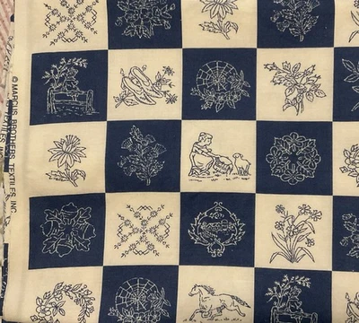 Marcus Brothers Cotton Fabric 44” X 52” - Image 1 of 4