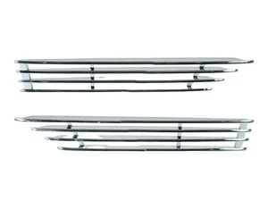 2 Chrom Ziergitter Gitter für BMW E 9 2,8 3,0 CS CSI Kotflügel Kotflügelgitter - Picture 1 of 5