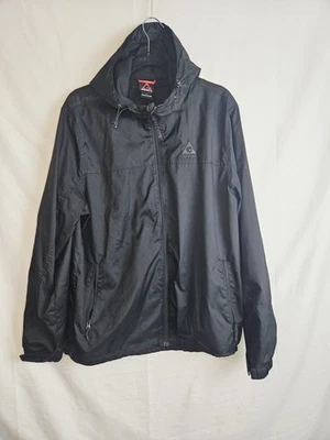Chaqueta de lluvia GERRY para hombre con capucha Soft Shell, resistente al agua y al viento, negra, L, NUEVA Foto 1 de 4