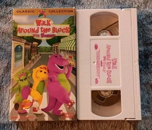 Barney - Walk Around the Block with Barney VHS 1999 Classic Collection Cartoon - Bild 1 von 2