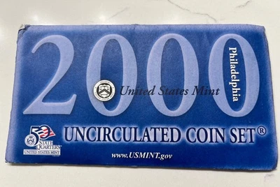 2000 United States Mint Philadelphia Uncirculated Coin Set - Image 1 of 4