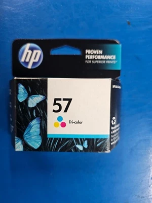 New Genuine HP 57 C6657AN Tri-Color Inkjet Print Cartridge Exp 12/14 - Image 1 of 4