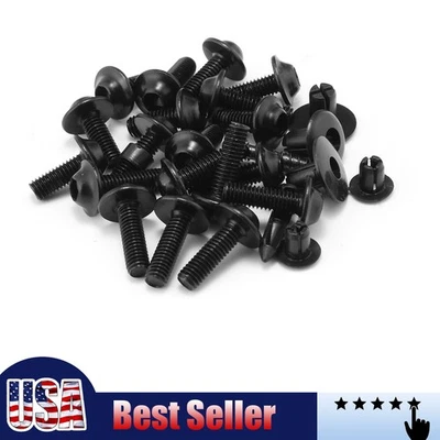 Complete Fairing Bolt Body Screws Kit Set Fit Yamaha YZF R6 R1 R6S，YZF600R，FZ6/R Foto 1 de 4