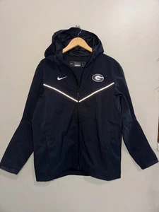 Nike UGA Georgia Bulldogs Team Issue PE Regen Fußball Jacke L Made In USA NEU - Bild 1 von 18