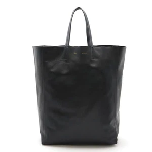 Celine Vertical Birch Tote Bag Black Leather Large Used AB Condition - Picture 1 of 8