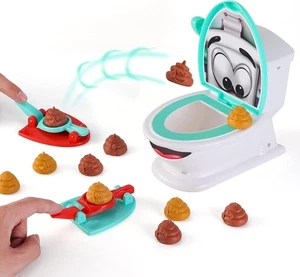 Family Poop Shoot the Toilet Creative Toy for 4-12 Years Boys and Girls,Include - Picture 1 of 7