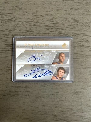 2004 UD SP Luke Walton / Brian Cook SP Signatures Dual On-Card Autograph #CW-A - Image 1 of 2