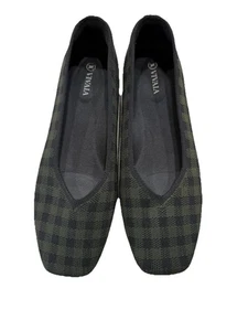 VIVAIA Margot 2.0 Puntera Cuadrada Corte en V Pisos - Para Mujer EU 42 US 10.5-11 Oliva Cuadrados - Imagen 1 de 8