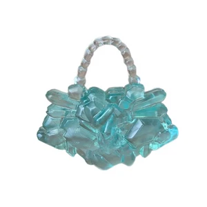 Monster High Doll Abbey Bominable Dot Dead Gorgeous Blue Crystal Purse - Picture 1 of 8