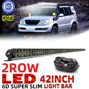 42'' inch 1000W Led Work Light Bar Combo Beam Offroad Driving Lamp SUV + Wiring - Picture 1 of 9