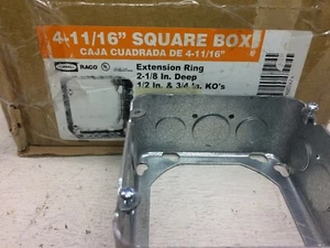 4 11/16" EXTENSION BOX RACO 262 - Picture 1 of 4