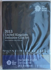 The Royal Mint 2013 United Kingdom Definitive Coin Set Brilliant Uncirculated - Picture 1 of 4