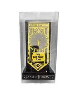 HBO Game of Thrones Haus Greyjoy Sigil Emaille Pin - Banner Design - Neu in Verpackung - Bild 1 von 3