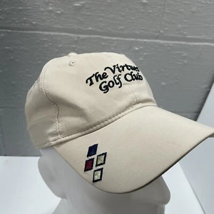 THE VIRTUES Golf Club Mens Hat Cap Strap Back Adjustable Beige - Bild 1 von 9