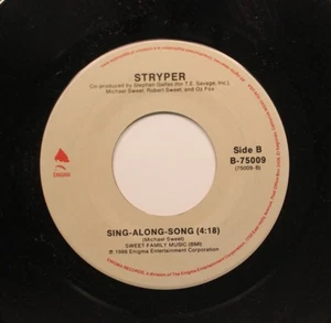 Rock 45 Stryper - Sing-Along-Song / Honestly On Enigma - Picture 1 of 2