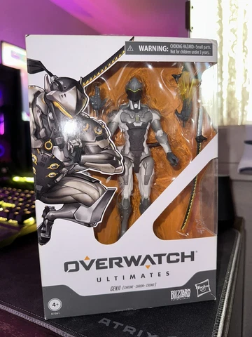 Hasbro GENJI CHROME Overwatch Ultimates Amazon 6" figure 2019 Cover
