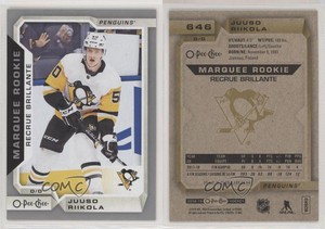 2018 Upper Deck O-Pee-Chee Update Marquee Rookies Silver Juuso Riikola Rookie RC
