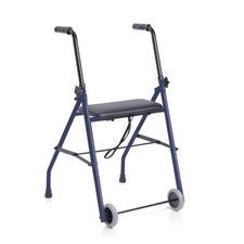 Deambulatore Rollator Pieghevole 2 Ruote Con Seduta Disabili e Anziani Moretti