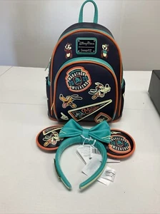 Disney Park 2025 Marathon Weekend Run Disney Loungefly BackPack & Ears NWT! - Picture 1 of 8