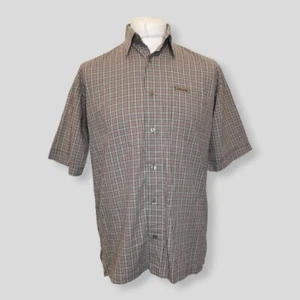 Teddy Smith Shirt Mens Size M Plaid Pattern Pocket Shirt Multicoloured - Picture 1 of 5