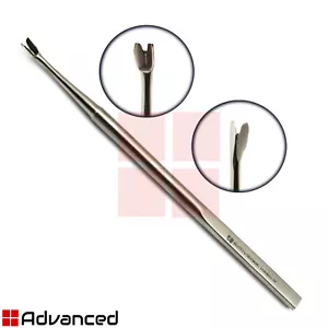 Manicure Pedicure Cuticle Pusher Tool V-Shape Easy Remove Clean Dead Skin Knife - Picture 1 of 2