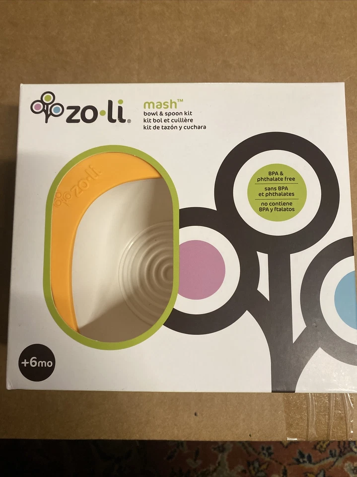 Zoli Mash Bowl y Cuchara Niños Baby Bowl Naranja Zo•li Foto 1 de 4