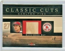 2002 Fleer / Skybox Carlton Fisk Classic Cuts #CF-B - Boston Red Sox  - HOF MINT