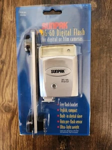SUNPACK DG-60 DIGITAL FLASH FOR DIGITAL OR.FILM CAMERAS - Picture 1 of 2