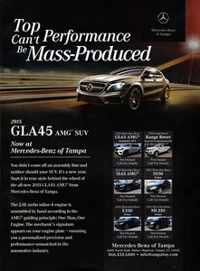 Mercedes-Benz GLA-45 2015 AMG anuncio original impreso en color - Imagen 1 de 1