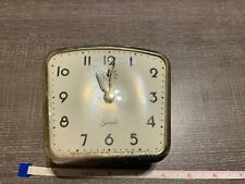 Vintage Genie Robertshaw Controls Co Alarm Clock White - Working Ticking