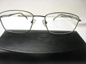 Womans Stepper Titanium Eyeglass Frame SI50105 F092 54-16-135-34v BLK ? W/ Case - Picture 1 of 5
