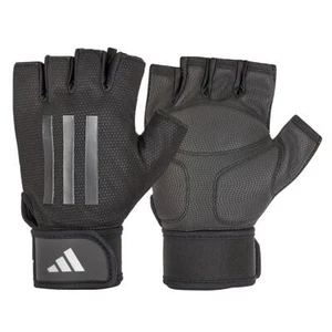Adidas Gewichtheben Handschuhe gepolstert Fitnessstudio Training Fitness Übung Handgelenkriemen - Bild 1 von 26