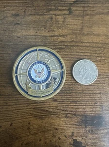 US Navy CPO Chiefs Challenge Coin NEX Congratulations 2016 - Picture 1 of 2