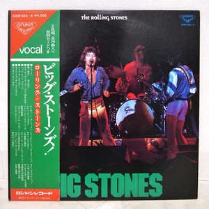 ROLLING STONES / BIG STONES JAPAN ISSUE DOUBLE LP W/OBI, INSERT - Picture 1 of 12