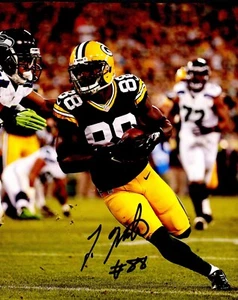 PSA DNA Ty Montgomery Autographed Signed 8x10 Photo Greenbay Packers TRB 1077 - Picture 1 of 2